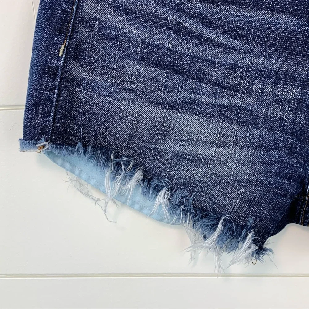 American Eagle Hi-Rise Festival Cutoff Jean Shorts Size 2 - Picture 5 of 8